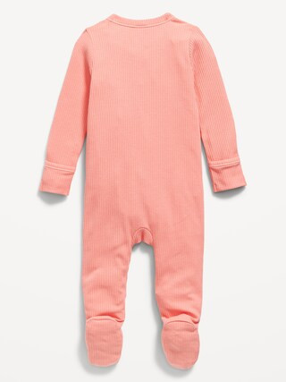 Unisex 2-Way-Zip Sleep &amp; Play Footed One-Piece for Baby | Old Navy (US)