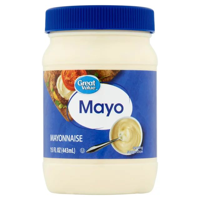 Great Value Mayonnaise, 15 fl oz | Walmart (US)