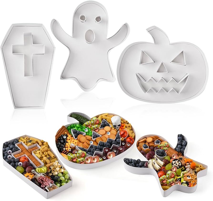 Halloween Fillable Cardboard Tray for Charcuterie 12'' Halloween Charcuterie Paper Box for Fall H... | Amazon (US)