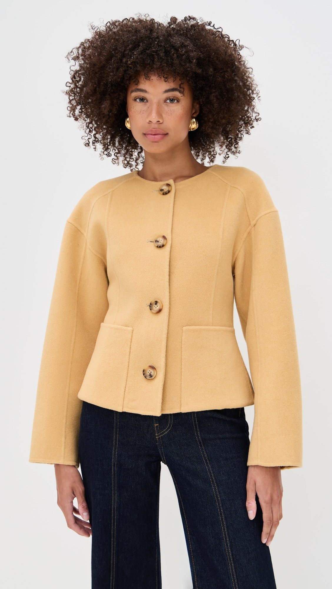 Elsie Double Faced Wool Coat | Shopbop