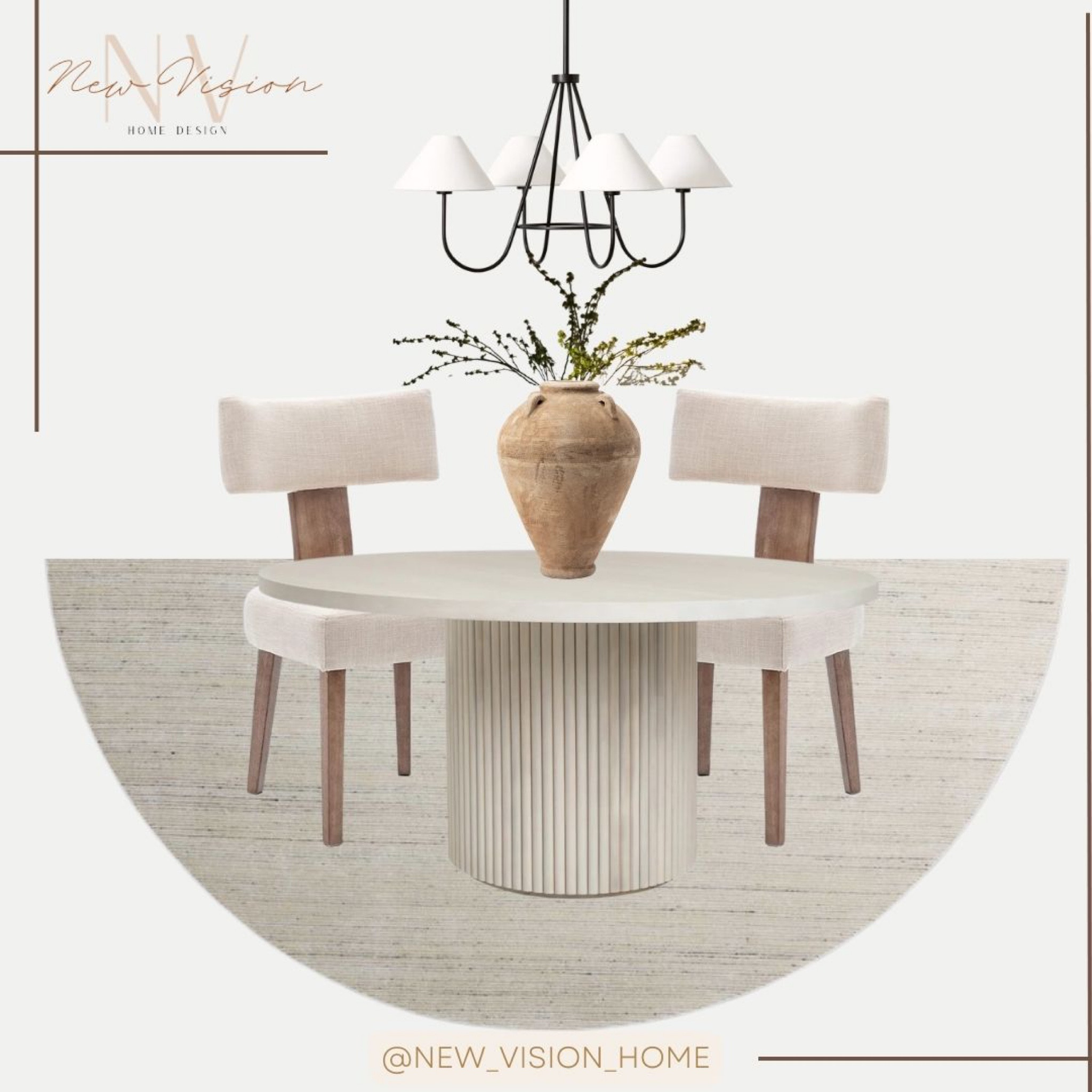 Dining room, breakfast nook, kitchen dining area inspo. 
Neutral design, linen dining chair, chandelier, table lighting, large vase, table decor, 10ft round wool rug  

#diningroom #homedecor #breakfastnook

#LTKstyletip #LTKFind #LTKhome