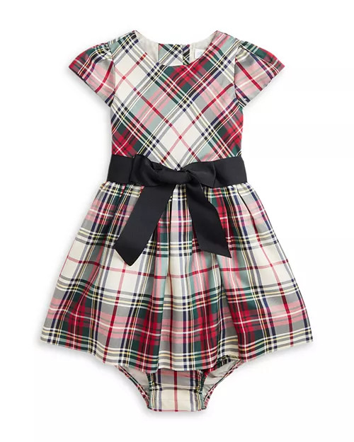 Ralph Lauren Polo Girls' Plaid Twill Dress & Bloomer - Baby  | Bloomingdale's Kids | Bloomingdale's (US)
