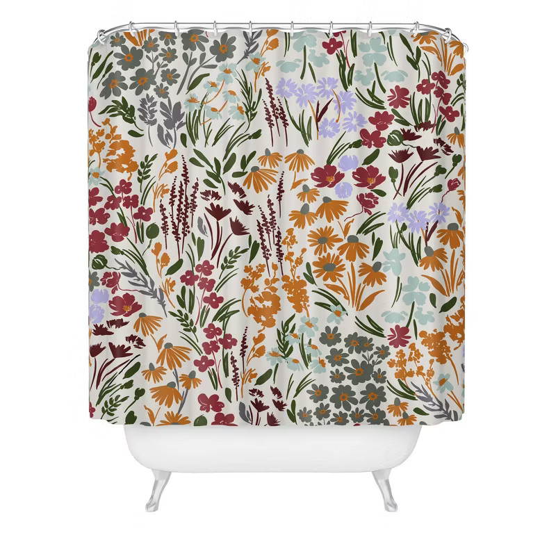 Marta Barragan Camarasa Spring Flowery Meadow Heavy Shower Curtain - Deny Designs | Target