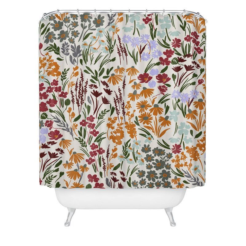 Marta Barragan Camarasa Spring Flowery Meadow Heavy Shower Curtain - Deny Designs | Target