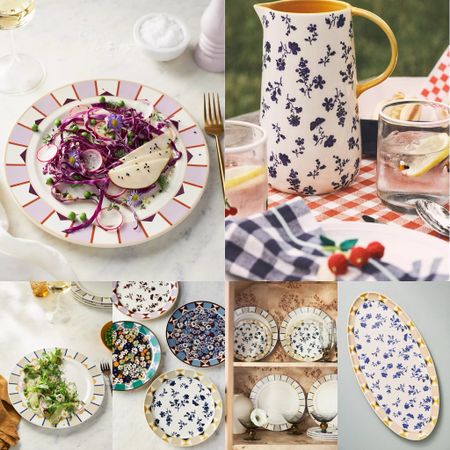 Check out new Lauren dinnerware from Anthropologie. Love the whimsy floral pattern pairing with cool geometric patterns. #tabletops

#LTKSeasonal #LTKGiftGuide #LTKHome