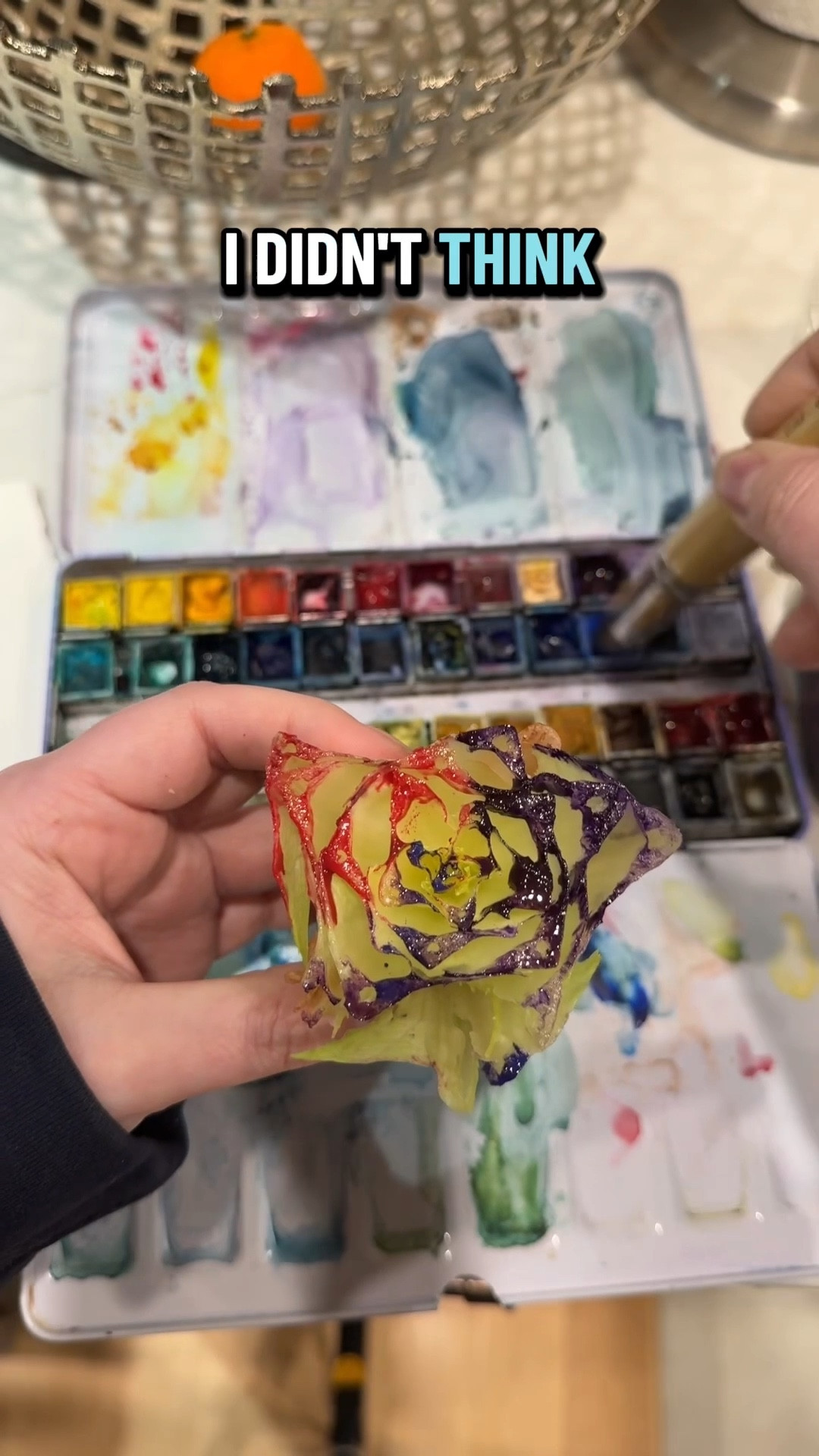 Watercolor Gremlin: Will watercolor with anything I can and especially after midnight. Paint with with whatever you want but today it was Romaine Lettuce that had me side quest from dinner to painting on paper #watercolor #impromptu #painting #food #stamp #creativeideas

#LTKHoliday #LTKGiftGuide #LTKCyberWeek