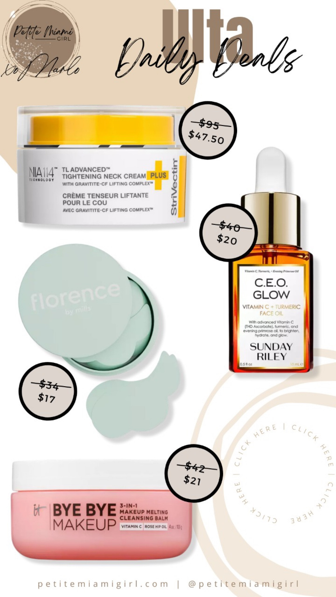 Ulta Daily Deals.

#LTKbeauty #LTKunder50 #LTKsalealert