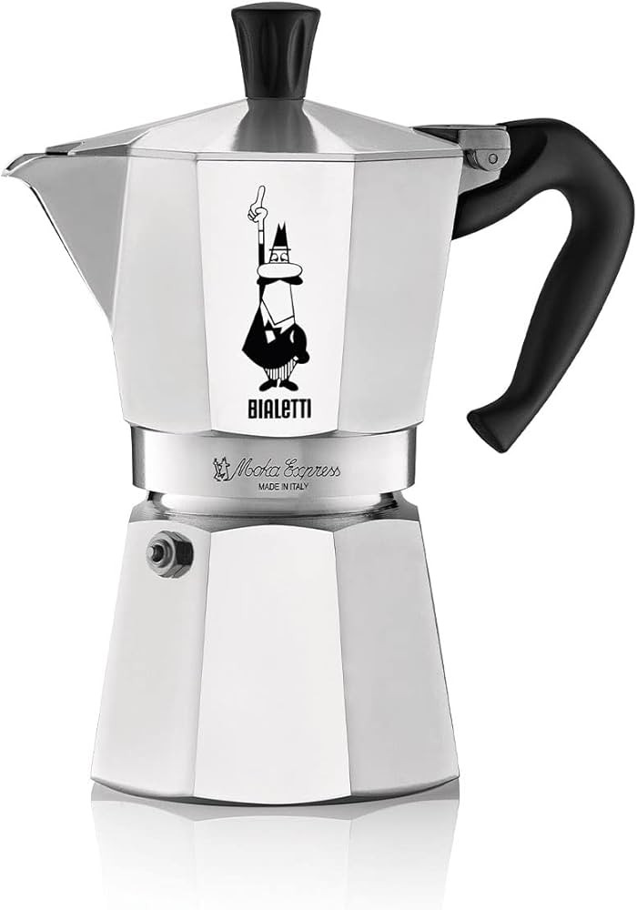 Bialetti - Moka Espress: Iconic Stovetop Espresso Maker, Makes Real Italian Coffee, Moka Pot 6 Cu... | Amazon (US)