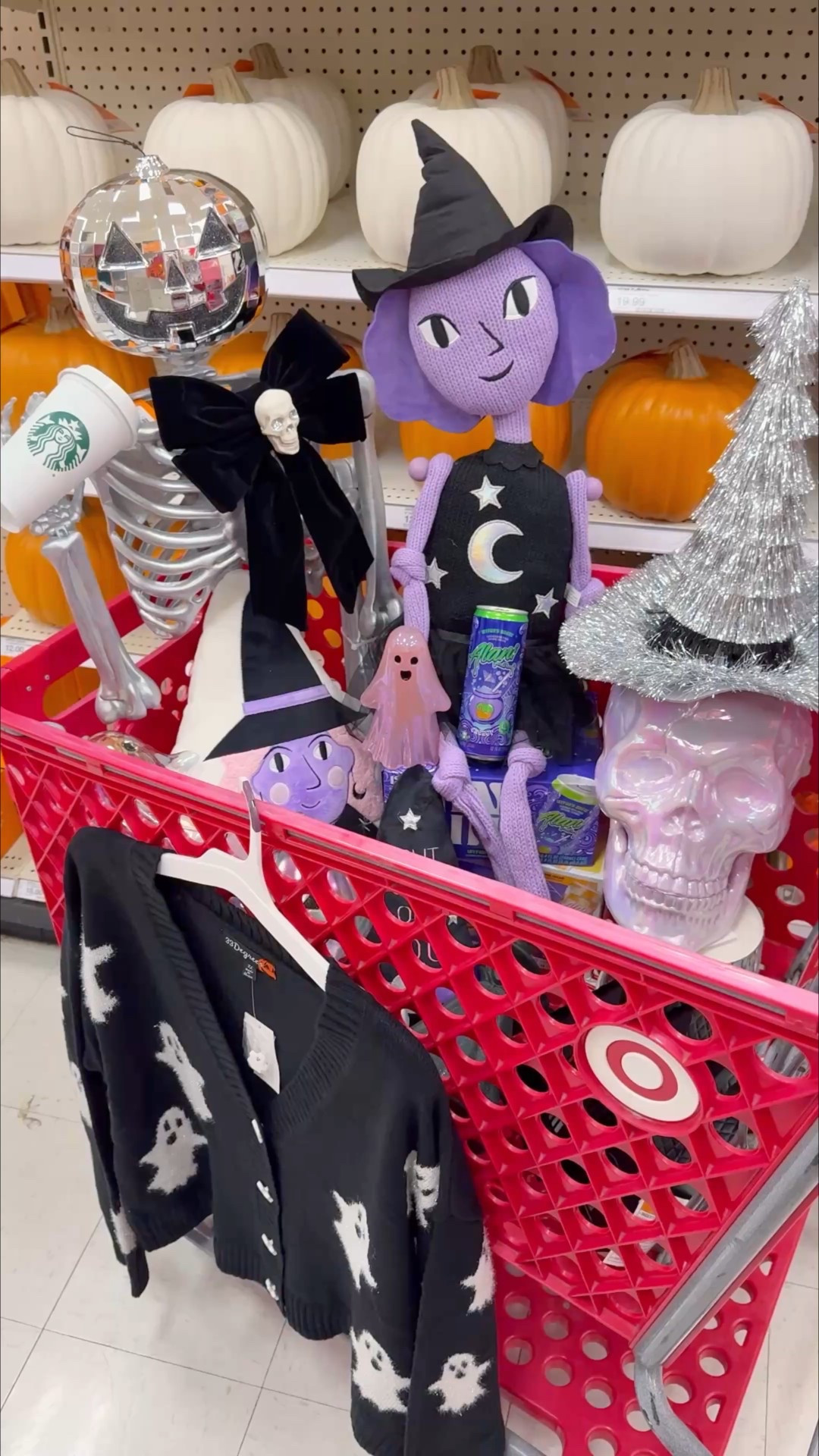 Target Halloween decor, whimsical halloween decor, target home decor, cute halloween decor, disco skeleton, witch, pink Halloween, girly halloween, target finds, target favorites, target must haves

The cutest whimsical Halloween decor finds at Target!😍🔮👻 the disco pumpkin head skeleton is new this year and so cute!!🪩💀 3 sizes! 

#LTKFamily #LTKFindsUnder50 #LTKHome