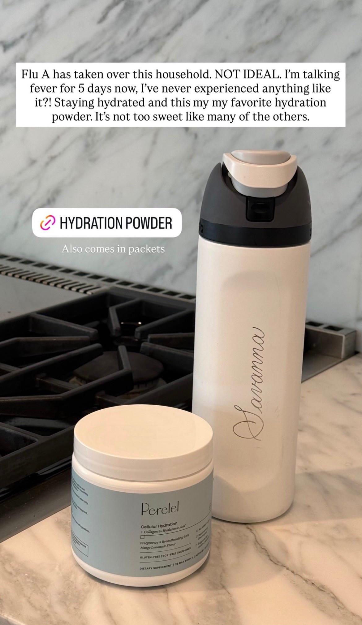 Flu A has taken over this household. Staying hydrated and this may be my favorite hydration powder. It’s not too sweet like many of the others.

#LTKselfcare #LTKmomlife #LTKdayinmylife