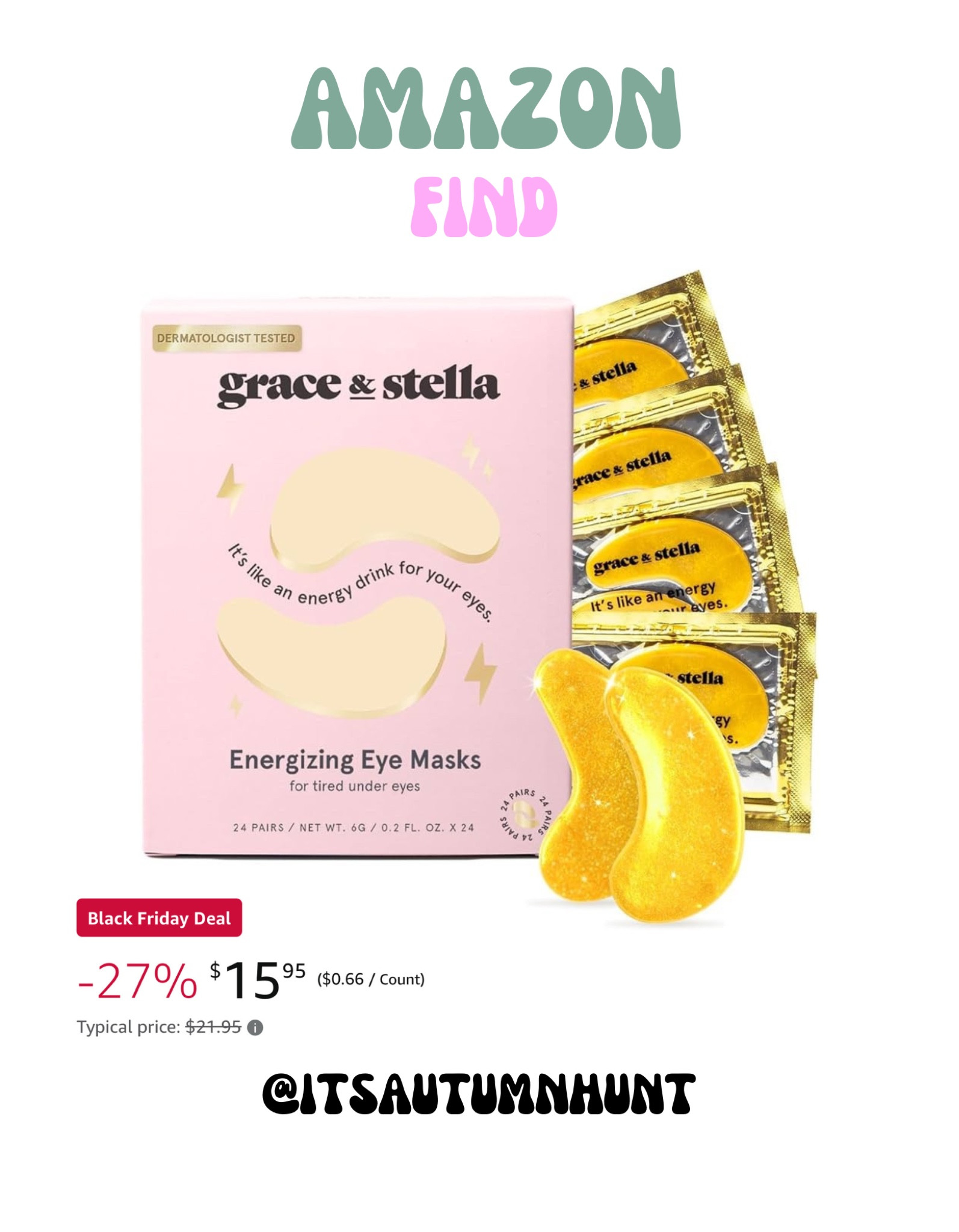 My favorite eye masks on Black Friday deal! Perfect stocking stuffers.

Amazon
Christmas 
Beauty
Stocking stuffer 
Sale
Black Friday


#LTKSaleAlert #LTKCyberWeek #LTKHoliday