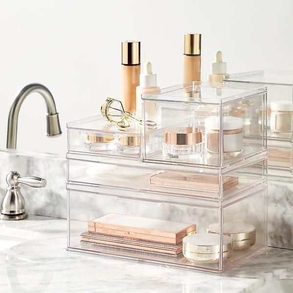The Home Edit by iDesign 4-Drawer Makeup Solution | The Container Store