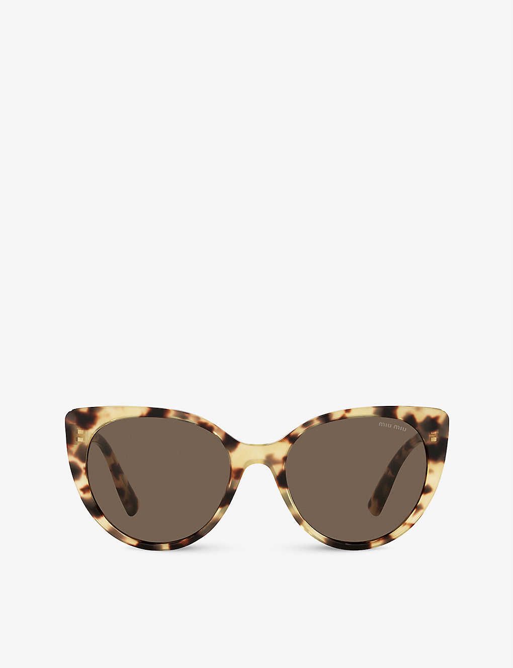 MU04XS cat eye-frame acetate sunglasses | Selfridges