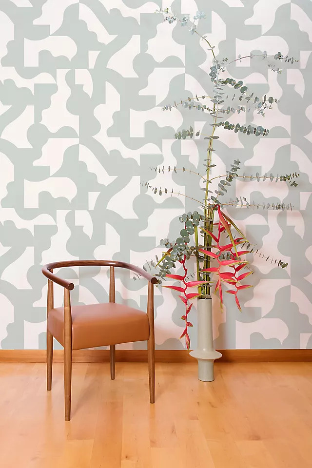 Thatcher Mixed Signals Hand Printed Wallpaper | Anthropologie (US)