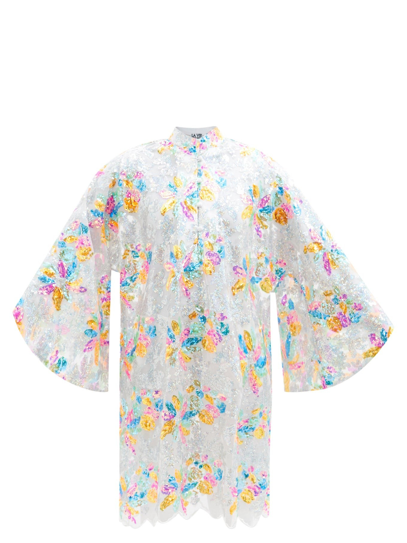 No. 768 sequinned tropical flower kaftan | La Vie Style House | Matches (US)