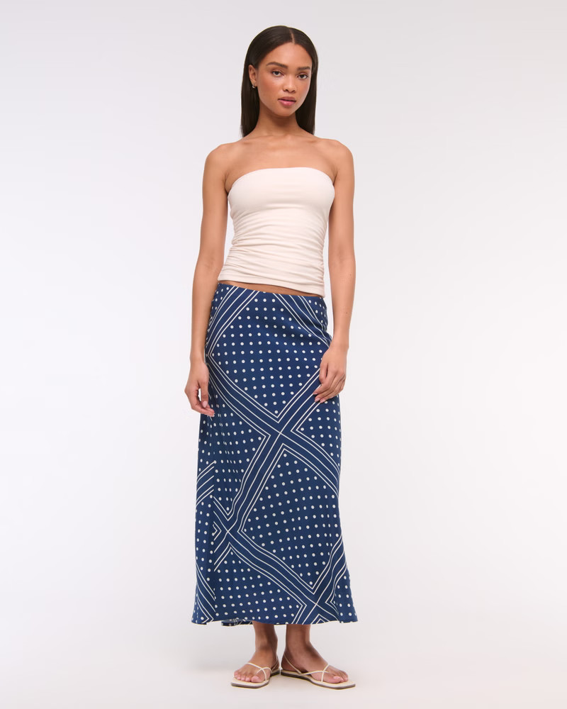 Women's Mid Rise Maxi Skirt | Women's Clearance | Abercrombie.com | Abercrombie & Fitch (US)