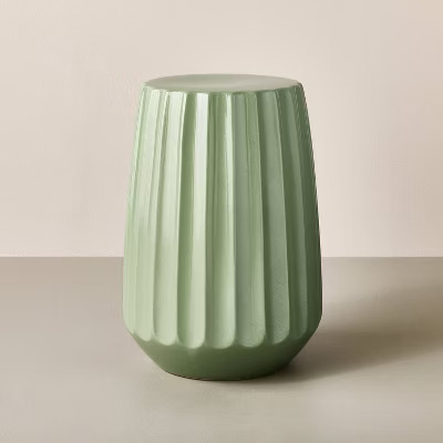 Ceramic Accent Table Green - Hearth & Hand™ with Magnolia | Target