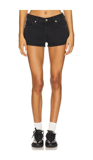 EB Denim Portman Low Rise Short in Black. - size 29 | Revolve Clothing (Global)