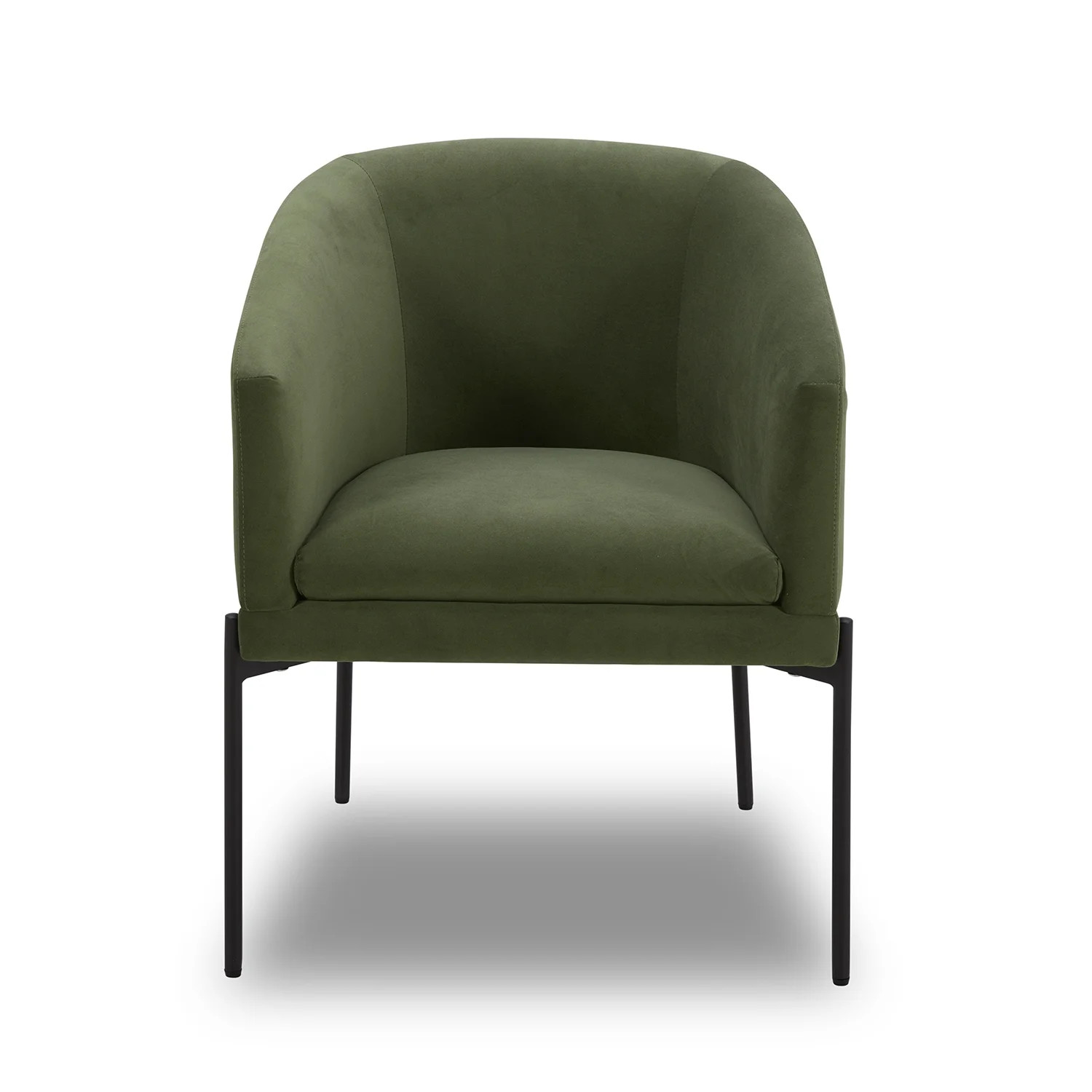 Better Homes & Gardens Wyatt Velvet Dining Chairs, Olive, 2 Pack | Walmart (US)