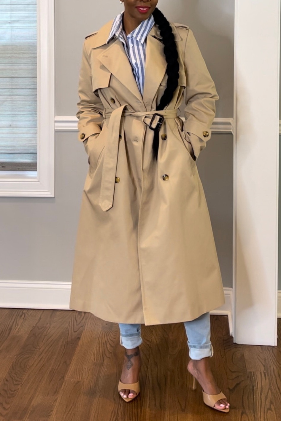 Spring Essential: The Trench Coat.
Im wearing Sz Medium

#LTKstyletip #LTKworkwear #LTKFind