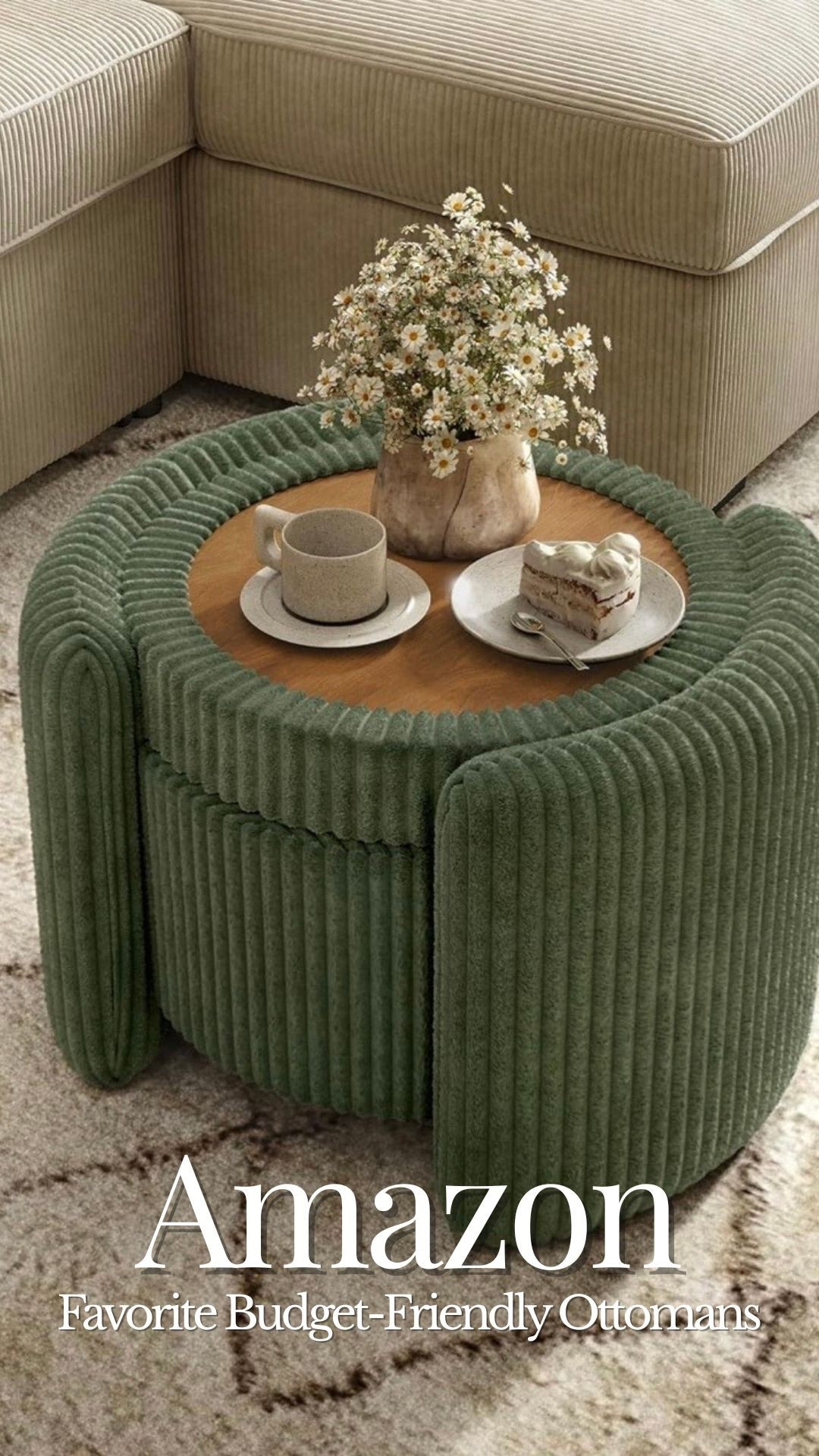 Budget friendly ottomans 

#LTKHome