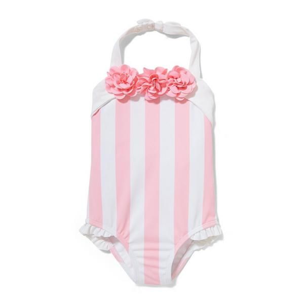 Pink Striped Swimsuit | Janie and Jack