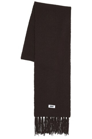 KROST Brioche Knit Scarf in Demitasse from Revolve.com | Revolve Clothing (Global)