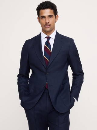 Tailored Slim-Fit Italian Wool Ventile Suit Jacket | Banana Republic (US)