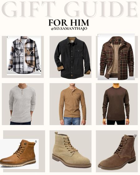 Men’s outfits // men’s fall outfits // amazon men’s // men’s gift guide // men’s fashion // mens waffle knit // men’s Henley // men’s boots // men’s shoes // men’s flannel // men’s long sleeve button up // family photos // men’s thanksgiving // men’s jackets // men’s gift guide 

#LTKmens #LTKGiftGuide #LTKSeasonal