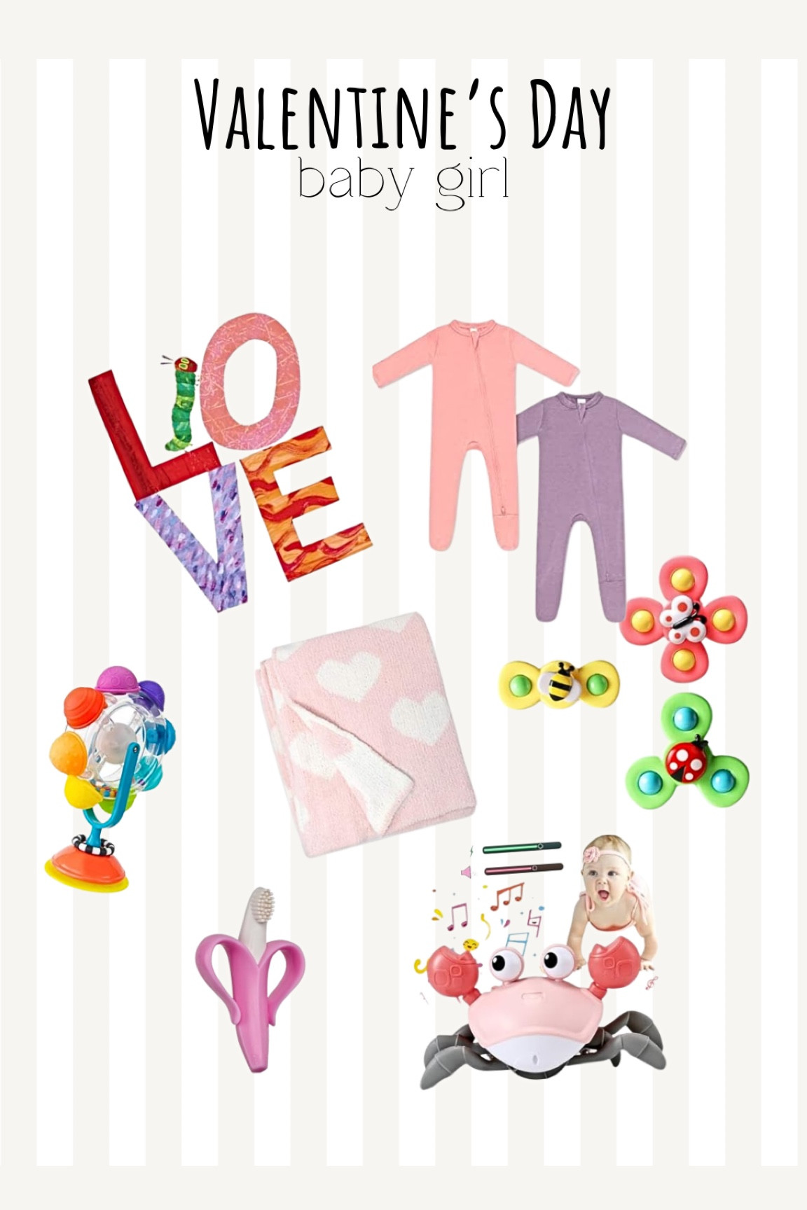 Valentine’s Day gift basket ideas for baby girl 

#LTKKids #LTKSeasonal #LTKBaby