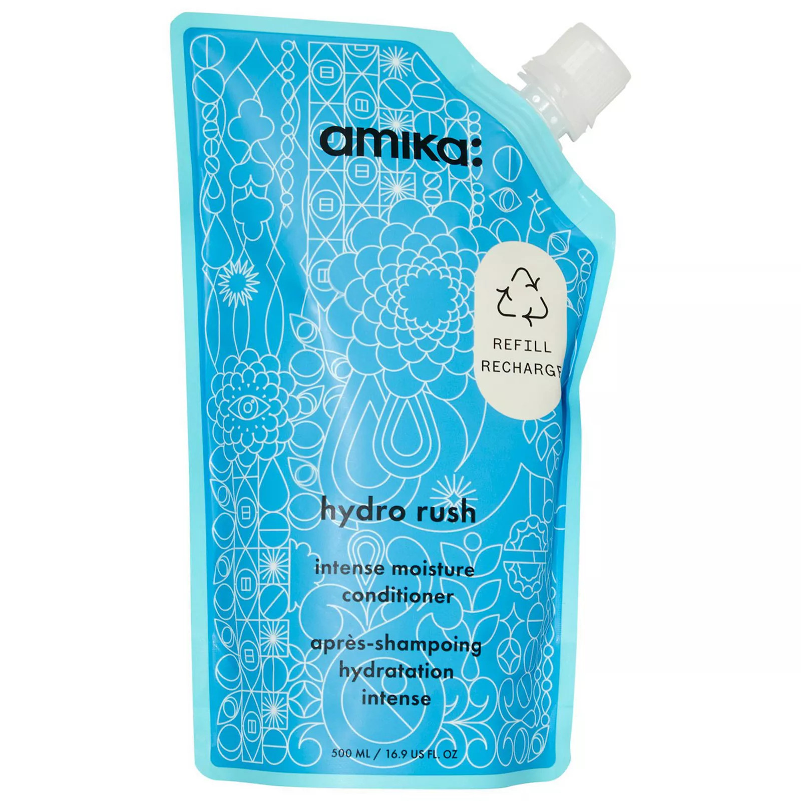 amika Hydro Rush Intense Moisture Conditioner with Hyaluronic Acid, Size: 9.3 FL Oz, Multicolor | Kohl's