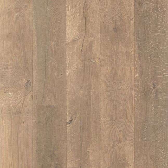 Pergo TimberCraft + WetProtect Wheaton Oak 12-mm T x 7-in W x 50-in L Waterproof Wood Plank Lamin... | Lowe's