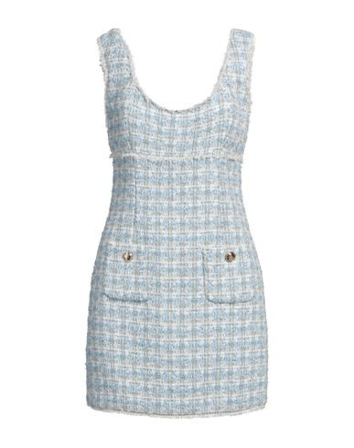 Sandro Woman Mini dress Light blue Size 4 Polyester, Acrylic, Metallic fiber | YOOX (US)