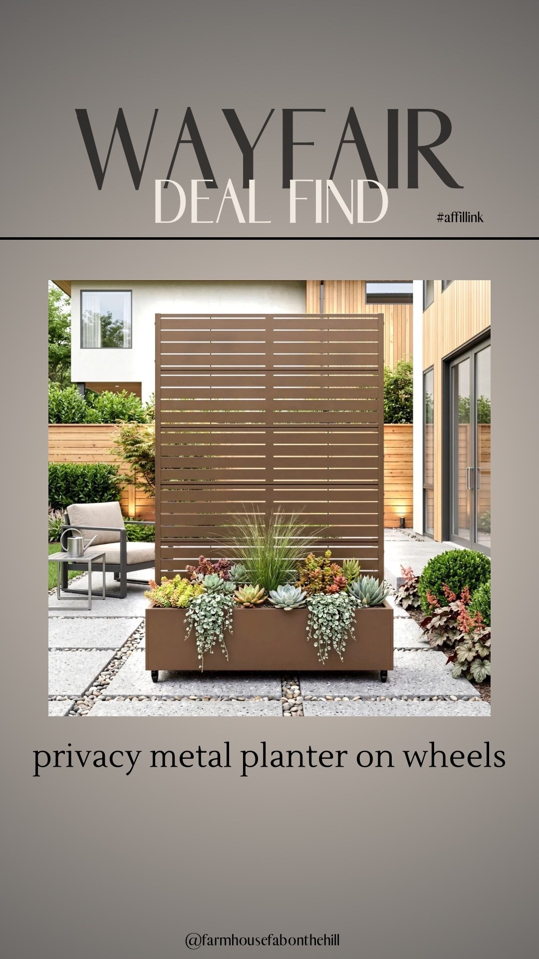 Create the privacy and plant your favorite flowers all in one!! Sale- and available in several colors 
Love these! 🤎

#LTKSeasonal #LTKHome #LTKSaleAlert