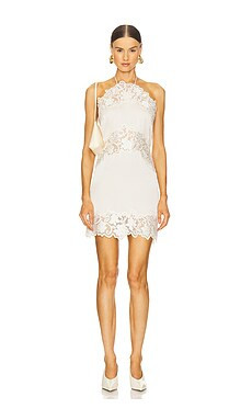 L'Academie by Marianna Adira Mini Dress in Ivory from Revolve.com | Revolve Clothing (Global)