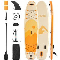 VEVOR Inflatable Stand Up Paddle Board, 11.6' x 35"" x 6"" Wide Ultra-Light SUP Paddleboard, All Accessories Included, Pump, Paddle, Fin, Backpack, Ankle Leash, Strap, Non-slip Deck for Youth & Adults | Vevor US
