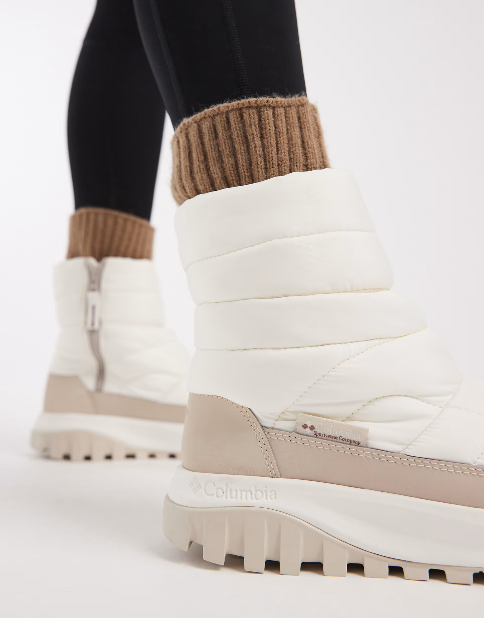 Columbia - Snowtrot - Halfhoge laarzen in wit | ASOS (Global)