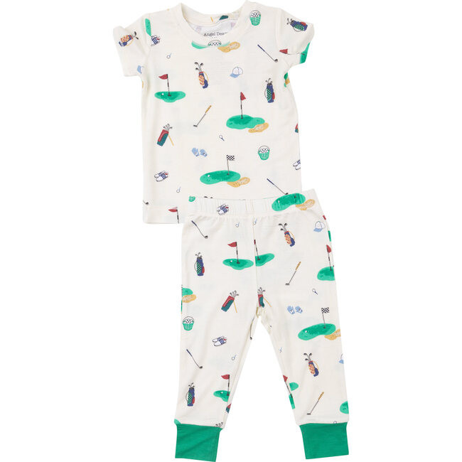 Golf Print Lounge Wear Set, Multicolors | Maisonette