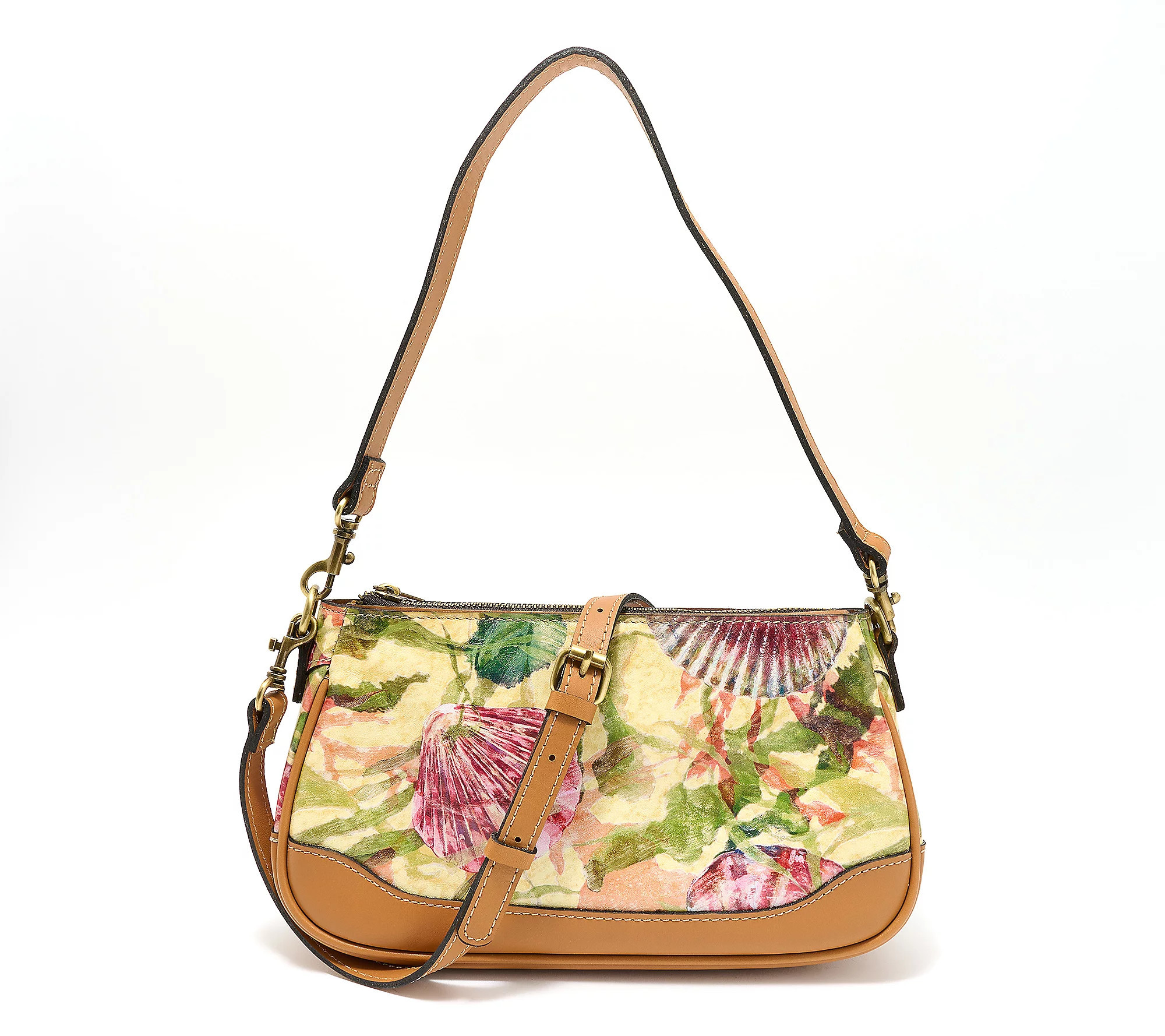 As Is Patricia Nash Leather Nova ShoulderBag | QVC