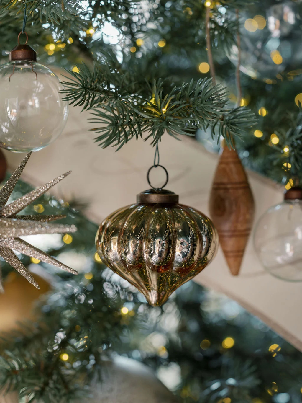 3" Mercury Glass Ornament – Classic Holiday Charm | CG Hunter