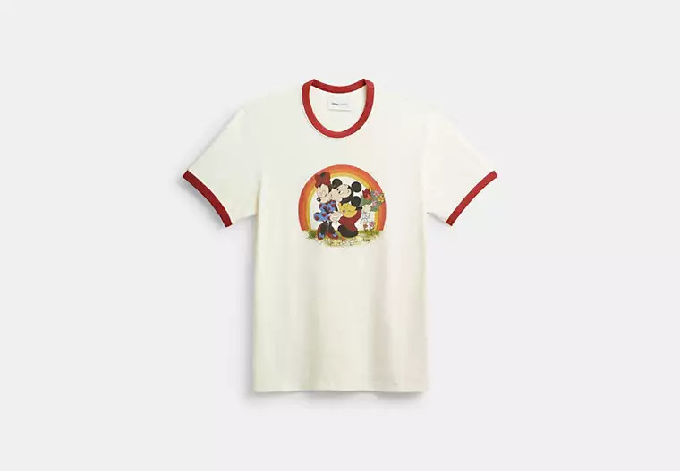 Disney X Coach Mickey Mouse And Minnie Mouse T Shirt | Coach (US)