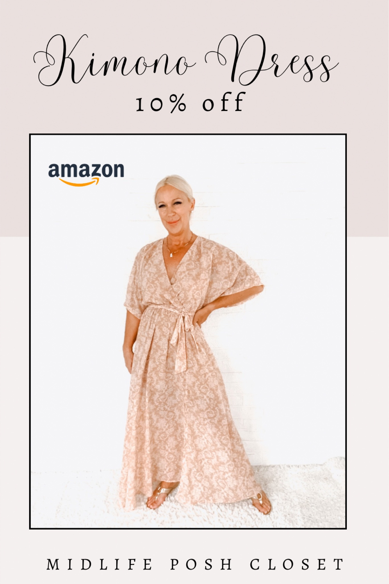 Amazon Deal! Kimono wedding guest dress is 10% off  

#LTKWedding #LTKFindsUnder50 #LTKOver40