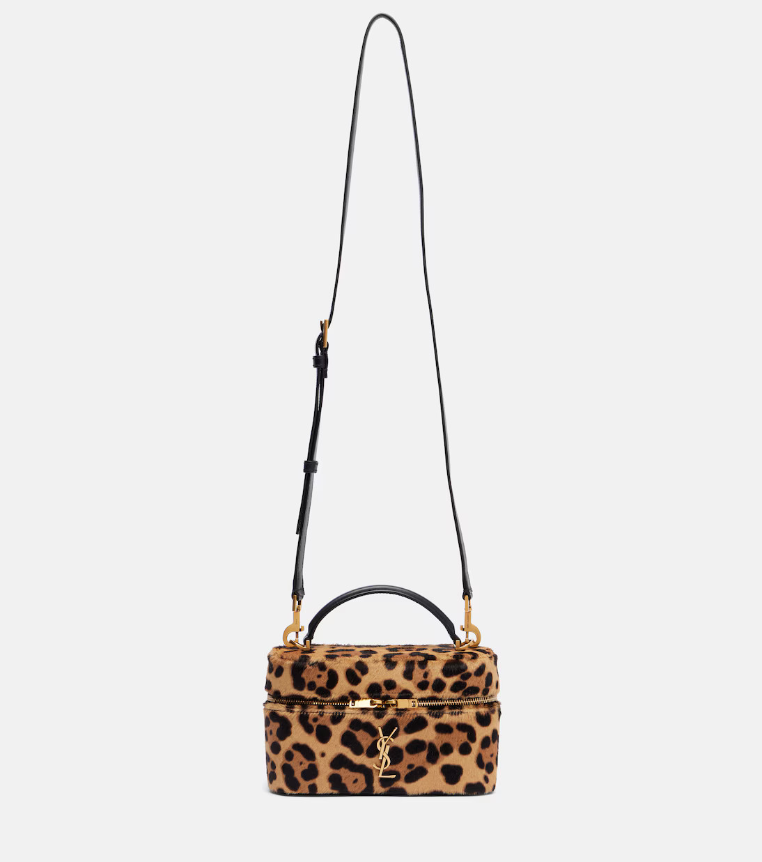 Gaby leopard-print calf hair vanity bag | Mytheresa (UK)