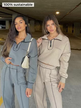 Fleece Half Zipper Pullover | Jubilee Apparel