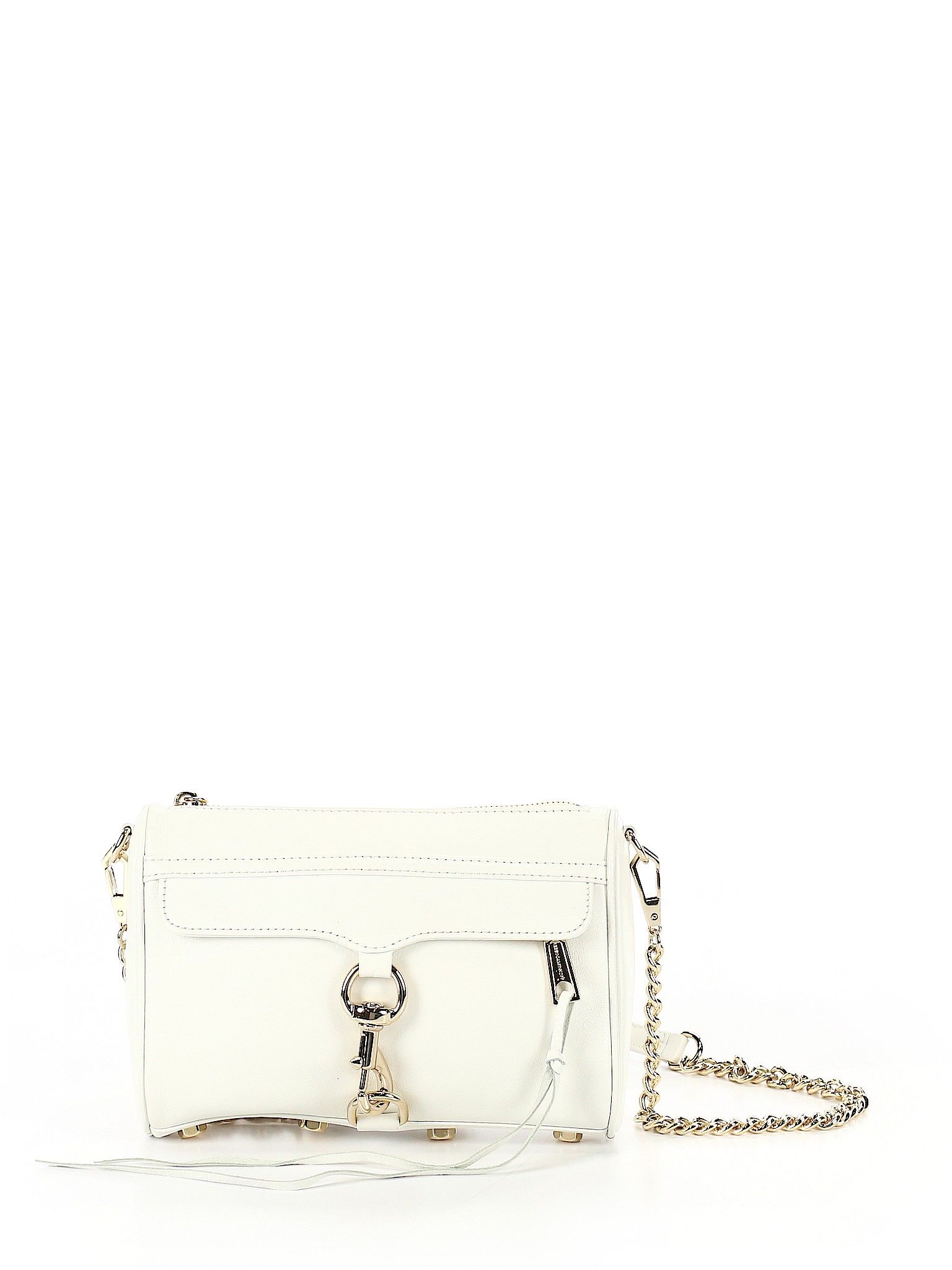 Rebecca Minkoff Leather Crossbody Bag Size NA: White Women's Bags - 44805453 | thredUP