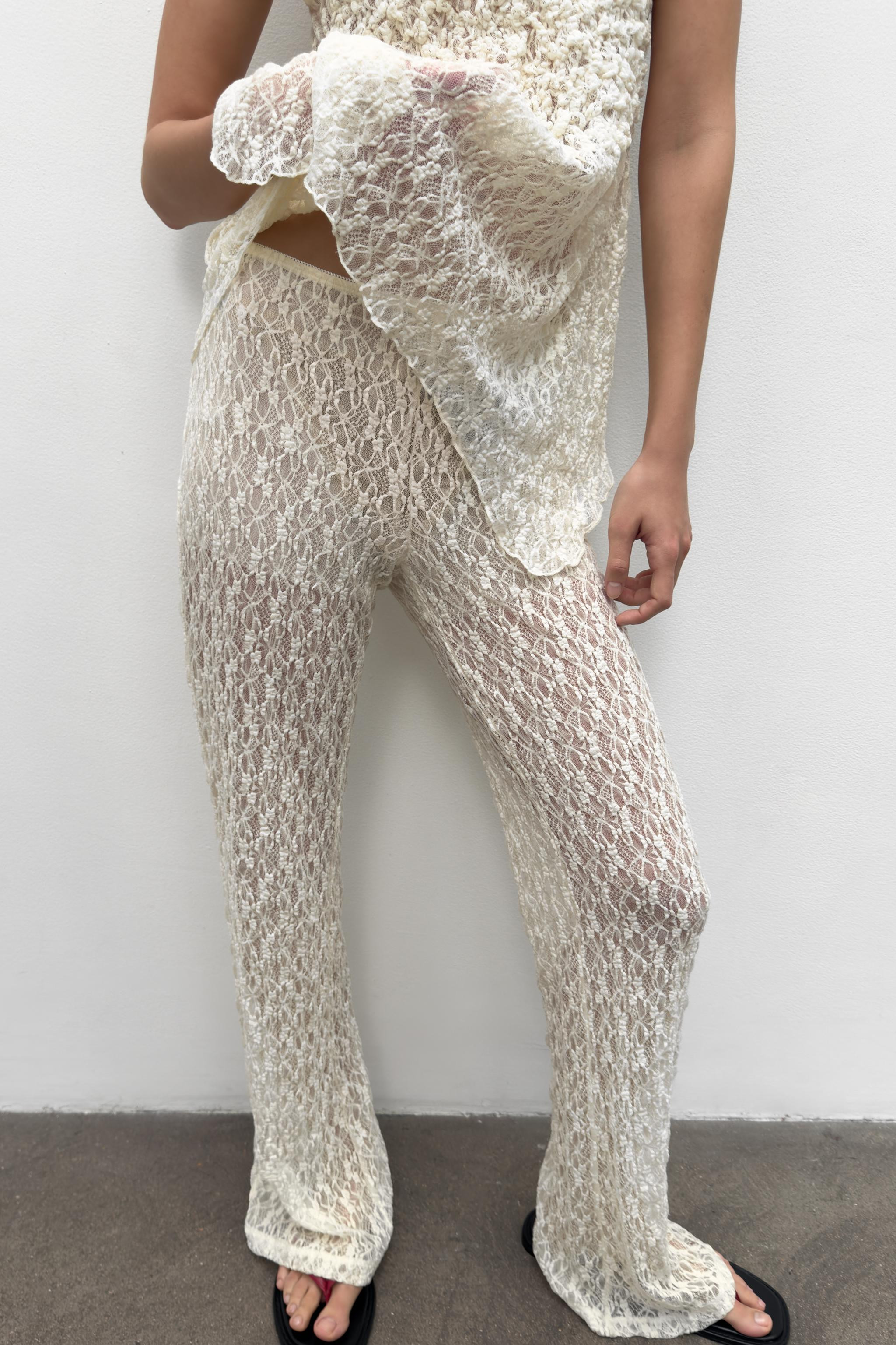 LACE TROUSERS | Zara UK