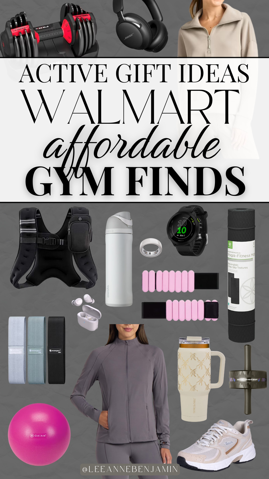 Gift ideas for the gym lovers all at Walmart! 

#LTKfitnessgoals #LTKGiftGuide #LTKActive