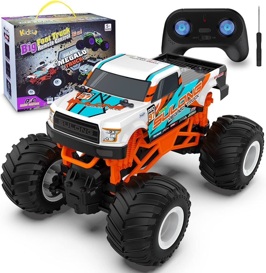 Kidcia Remote Control Car, 1:16 Scale RC Monster Truck for Boys, 2.4 GHz All Terrain RC Cars for ... | Amazon (US)
