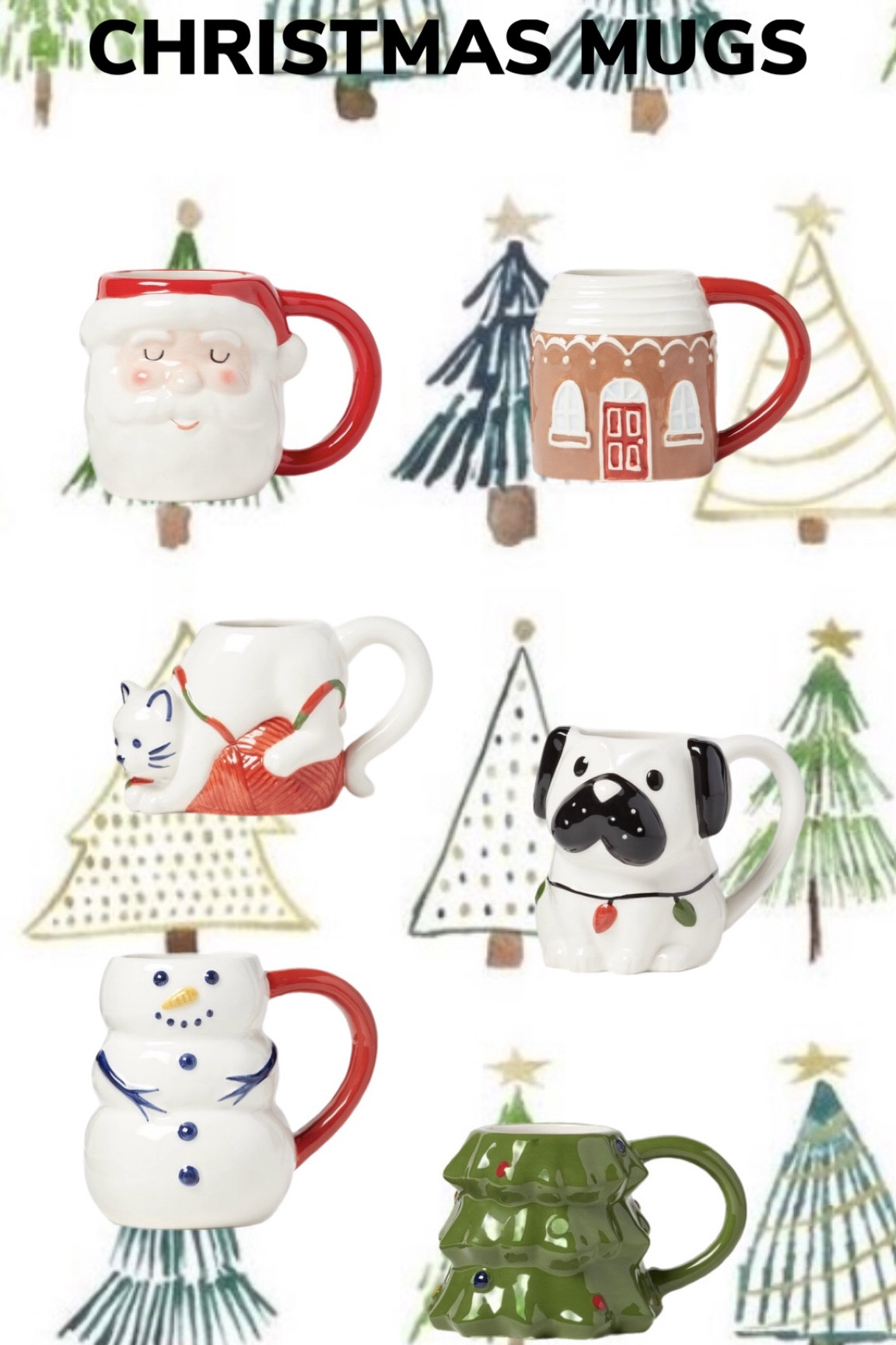 Christmas Mugs. 

#LTKSeasonal #LTKGiftGuide #LTKHoliday