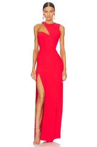 Amanda Uprichard x REVOLVE Gilda Gown in Crimson from Revolve.com | Revolve Clothing (Global)
